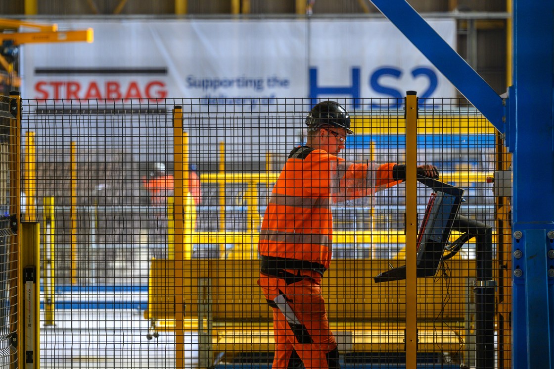STRABAG factory in Hartlepool begins casting tunnel segments for HS2 London tunnels-5