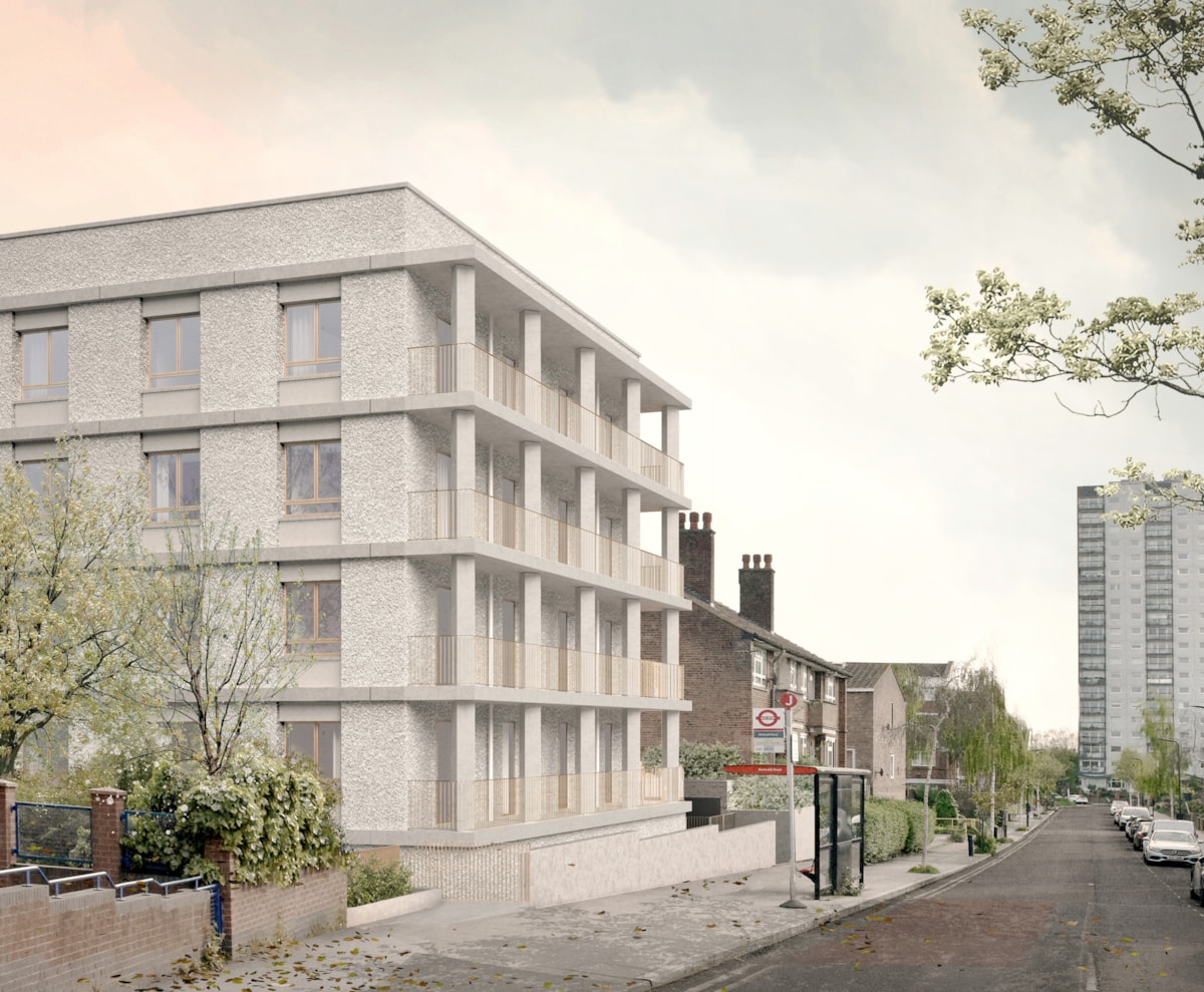 Blackwell Close from the east (credit Al-Jawad Pike)