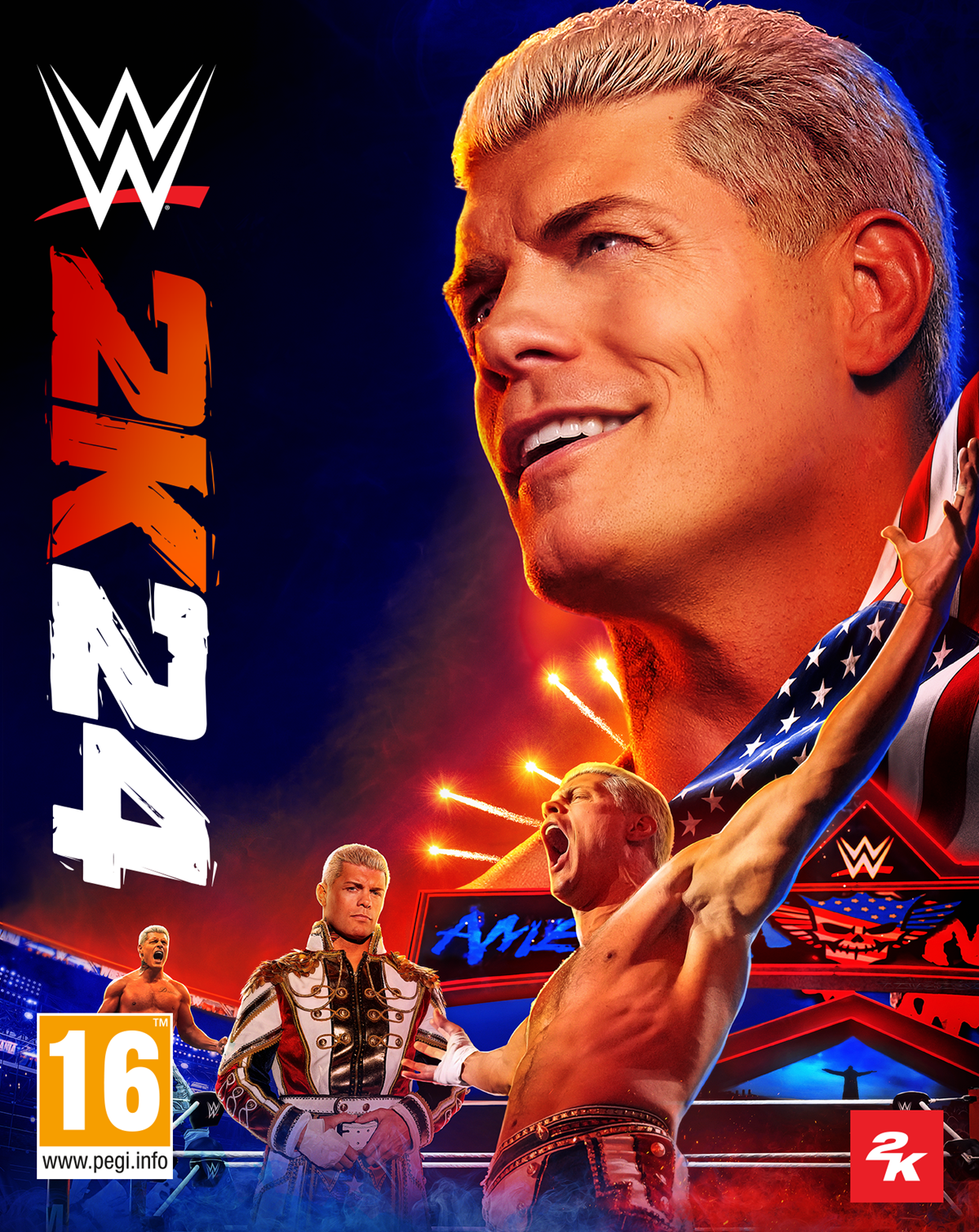 WWE 2K24 Standard Edition Cover Art