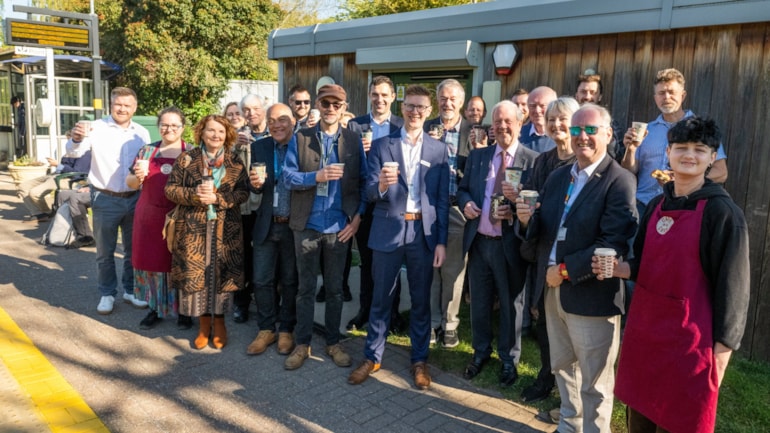 Cuppa cheer as station café proves a big hit at Hanborough