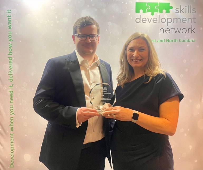 NEAS team wins regional award for improving how ambulance data supports patient care