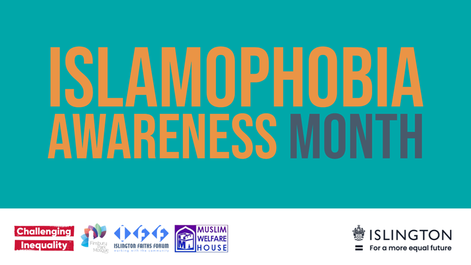 Islamophobia Awareness Month banner