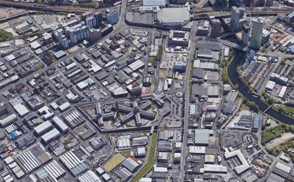 Team appointed to masterplan long-term Strangeways regeneration: Strangeways and Cambridge SRF area (Credit Google Earth)