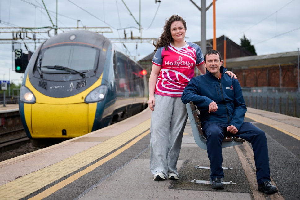 Dan and Grace Ashwell at Wolverhampton station 1-2
