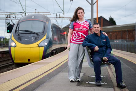 Dan and Grace Ashwell at Wolverhampton station 1-2