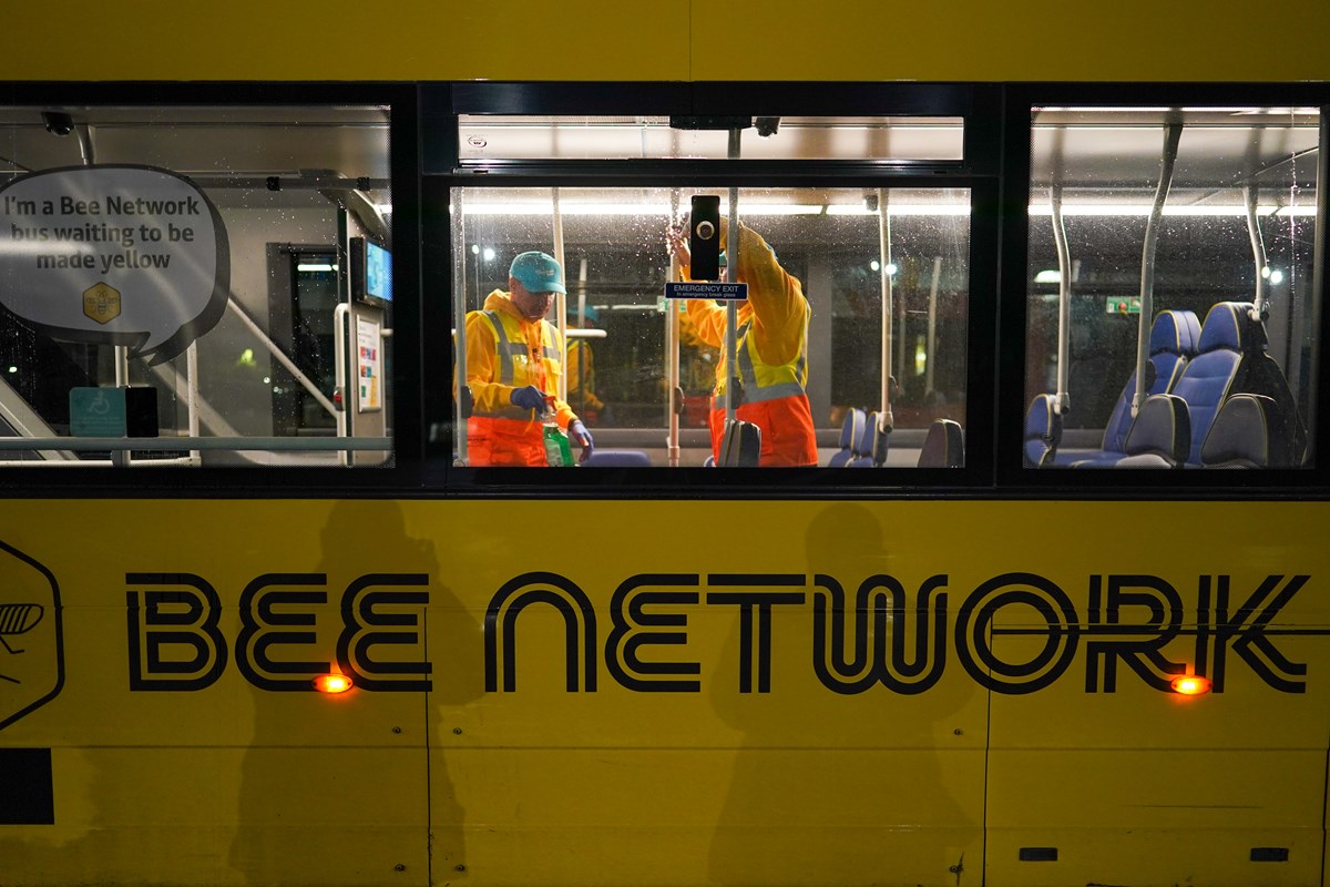 Staff at Go North West, part of The Go-Ahead Group, worked overnight to launch the first of Manchester's franchised Bee Network buses on Sunday morning, from depots in Bolton and Wigan.