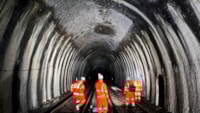 THIS SUNDAY: Passengers asked to plan ahead as further 10-week closure of Blackheath rail tunnel means train journeys will change: Inside view of Blackheath Tunnel