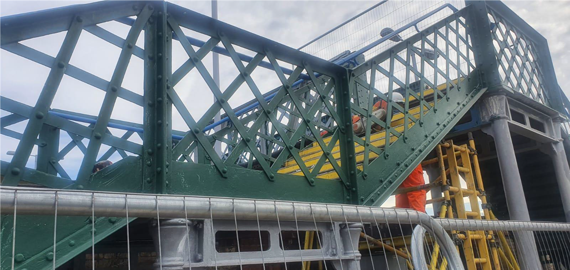 Snodland footbridge works