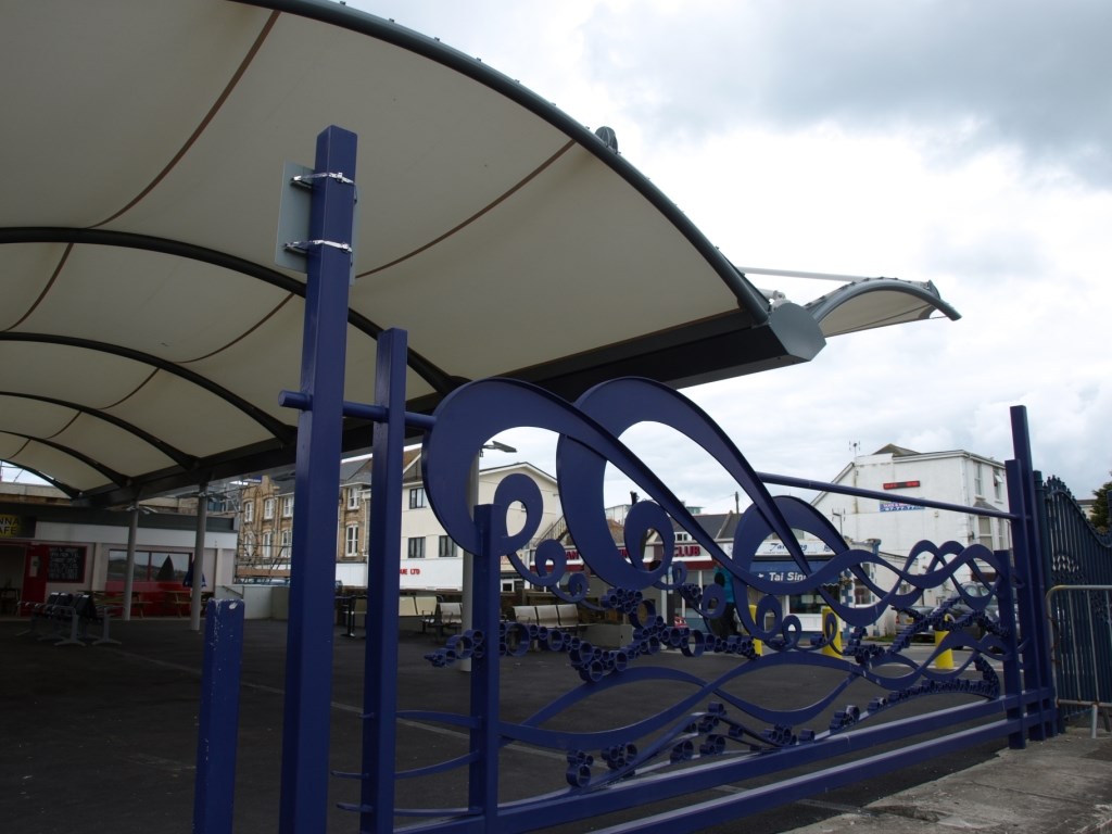 New look Newquay: Newquay station has a new canopy and platform surfaces in time for the holidays