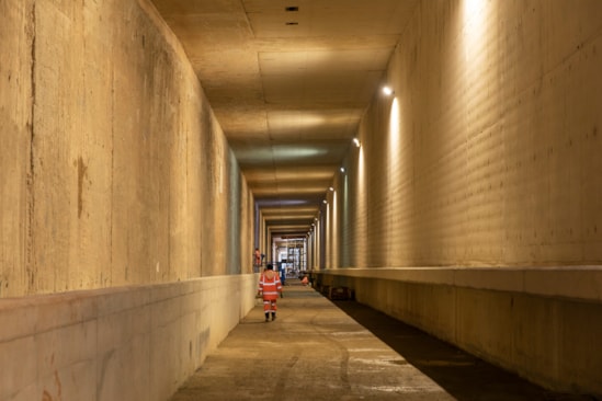 Inside Burton Green tunnel December 2025