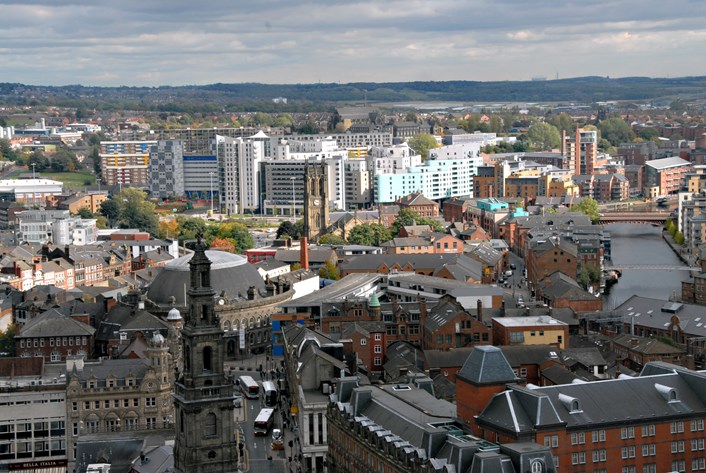Strong economy compassionate city plans for Leeds: cityelavatedview.jpg