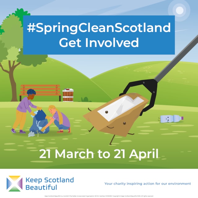 Keep Scotland Beautiful is looking for more than 50,000 people to get involved in this year's Spring Clean