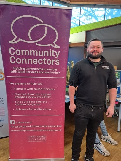 Matty Isherwood, Digital Community Connector at Lancaster City Council at Morecambe Family Hub