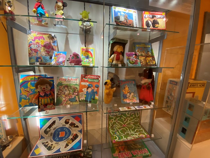 Abbey House toy display: Classic toys based on TV characters are part of the display at Abbey House Museum.