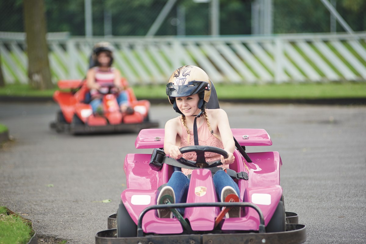 Go Karts at Primrose Valley