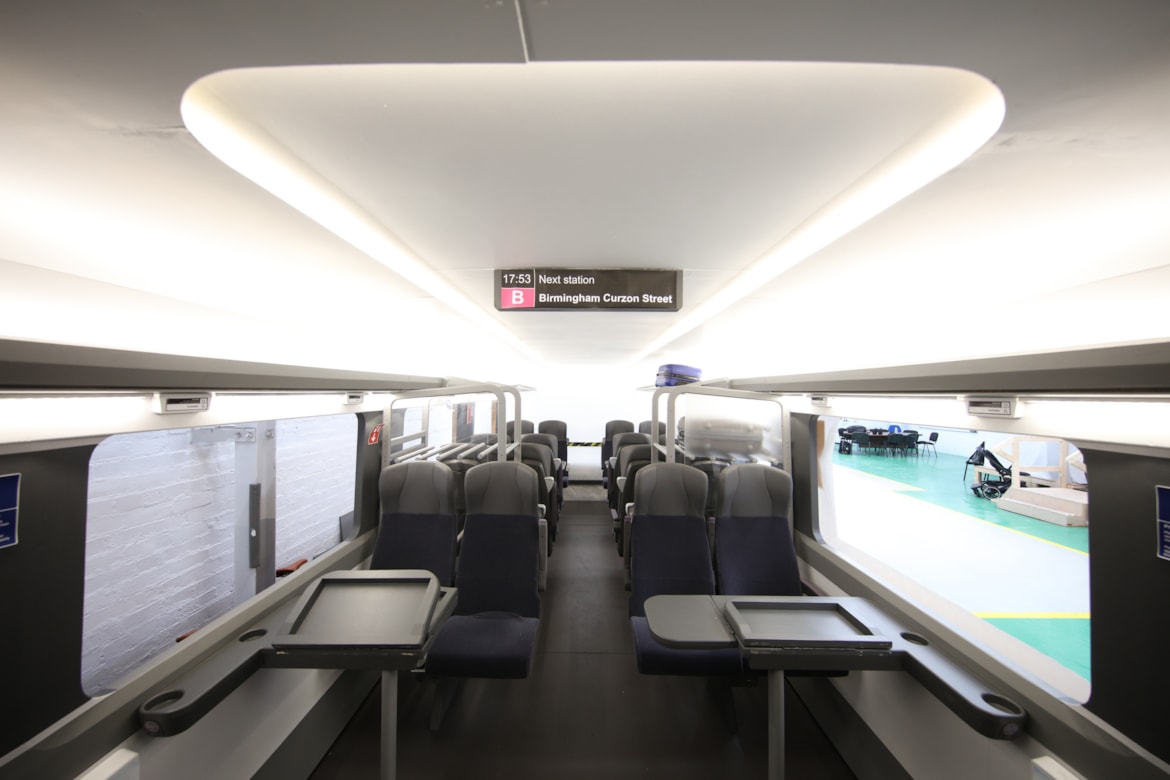 The big reveal: HS2 to showcase train interior design development: concept design interior