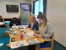 Species on the Edge watercolour workshop with Iris Hill (c) Louise Senior: Species on the Edge watercolour workshop with Iris Hill (c) Louise Senior