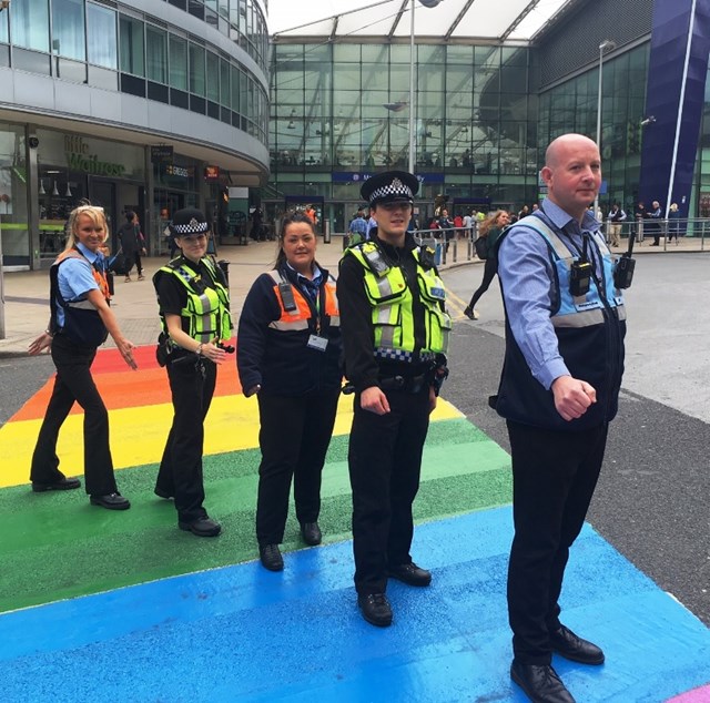 Network Rail and BTP support Manchester Pride