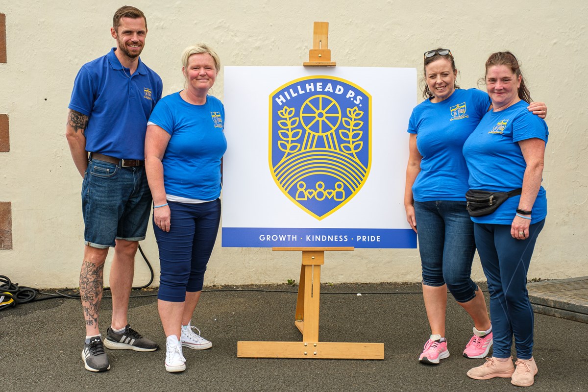 Hillhead PS Parent Council who organised the event with HT Stephen Spooner