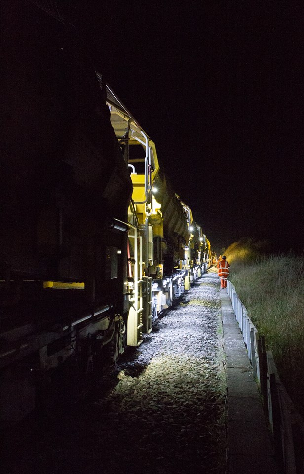 London to Norwich line set for major investment in 2015: High output ballast cleaner