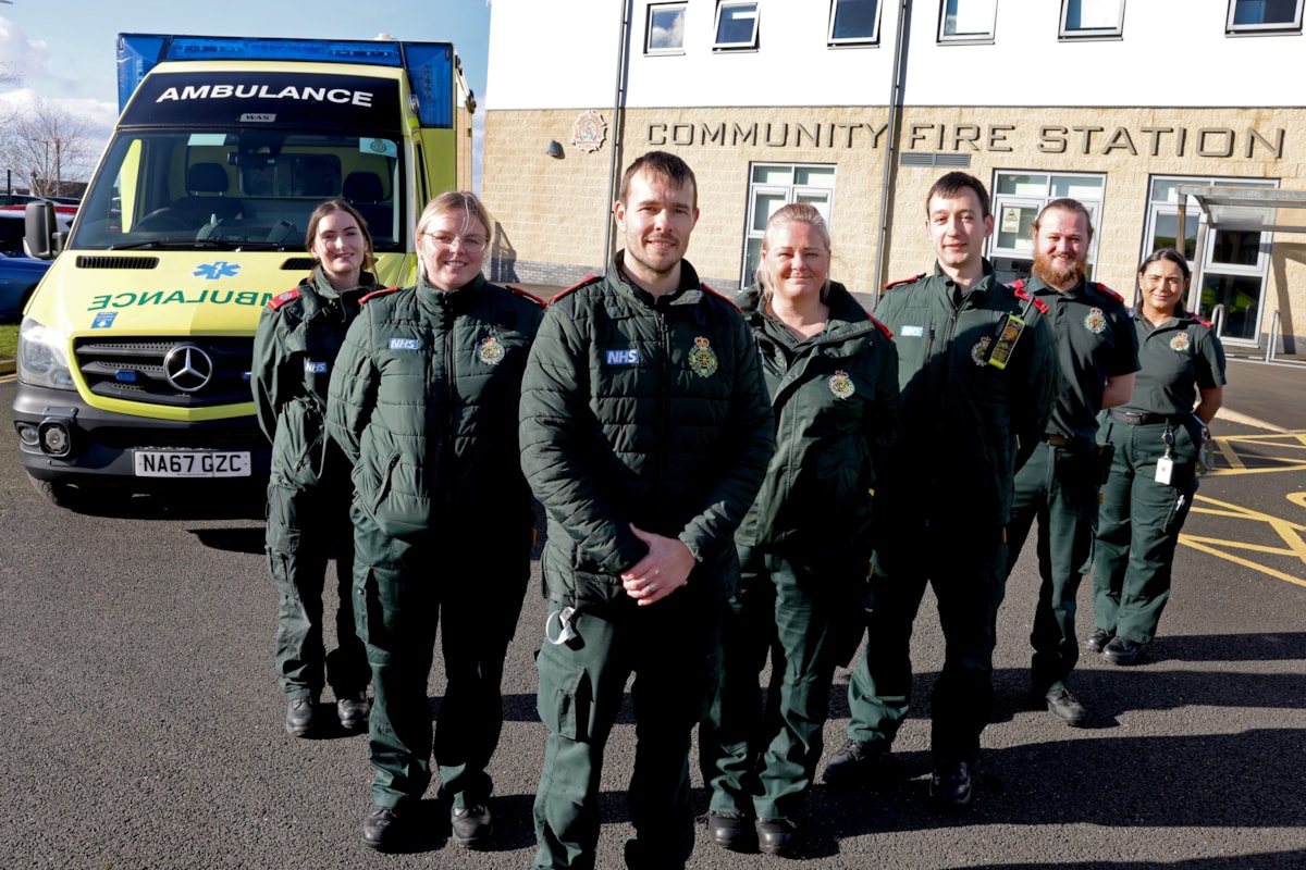 Some of the NEAS team working from Marley Park Community Fire Station-2