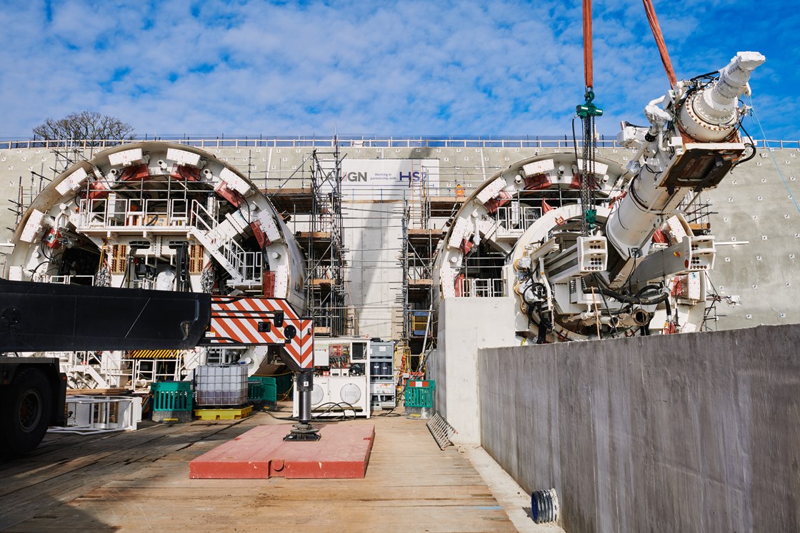 South portal chiltern tunnel progress March 2021 9