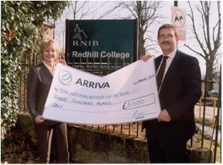 College funds receive a boost courtesy of Arriva: College funds receive a boost courtesy of Arriva