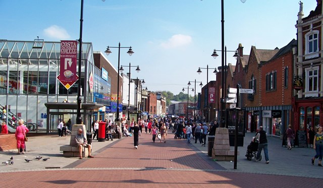 Network Rail to rebuild bridge in Walsall town centre: Park Street, Walsall