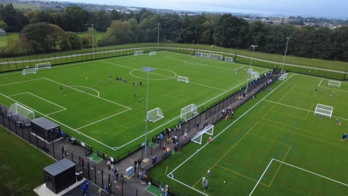 Woodhall Sports Hub 3: The new Woodhall Sports Hub, in the Calverley area of Leeds. Credit: West Riding FA.