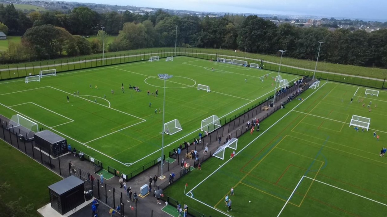 Woodhall Sports Hub 3: The new Woodhall Sports Hub, in the Calverley area of Leeds. Credit: West Riding FA.