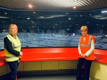 First Minister at the NHS Louisa Jordan