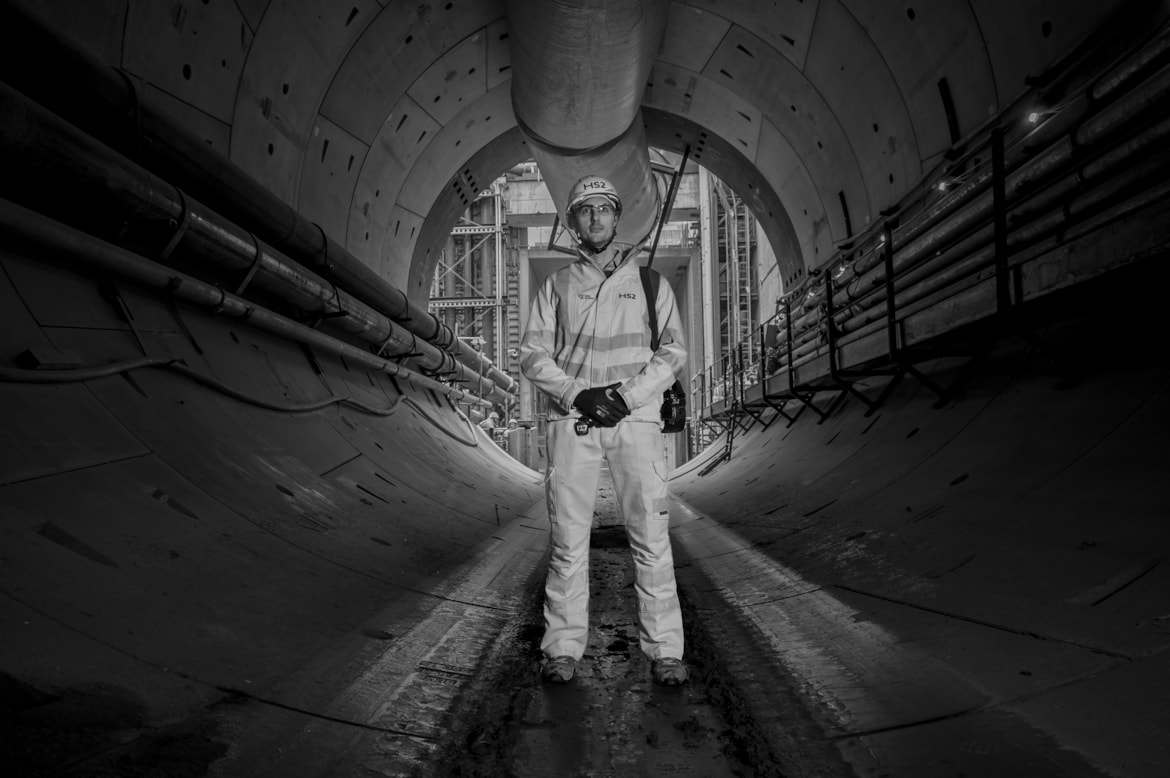 Our tunnelling heroes: the men and women working night and day to complete HS2’s latest underground mission: Jules Arlaud, Tunnelling Director, pictured inside the Bromford Tunnel