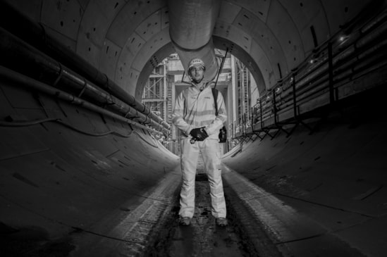 Jules Arlaud, Tunnelling Director, pictured inside the Bromford Tunnel
