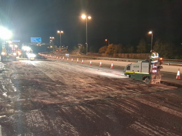 Traffic bulletin: Reminder of anti-clockwise M60 weekend working at Middleton: Irk 7