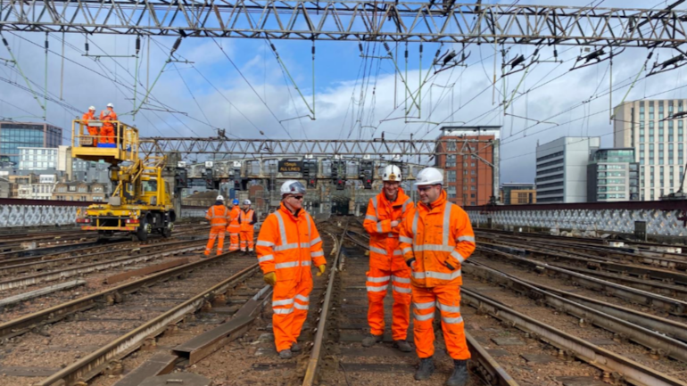 Major engineering work delivered at Glasgow Central during emergency closure
