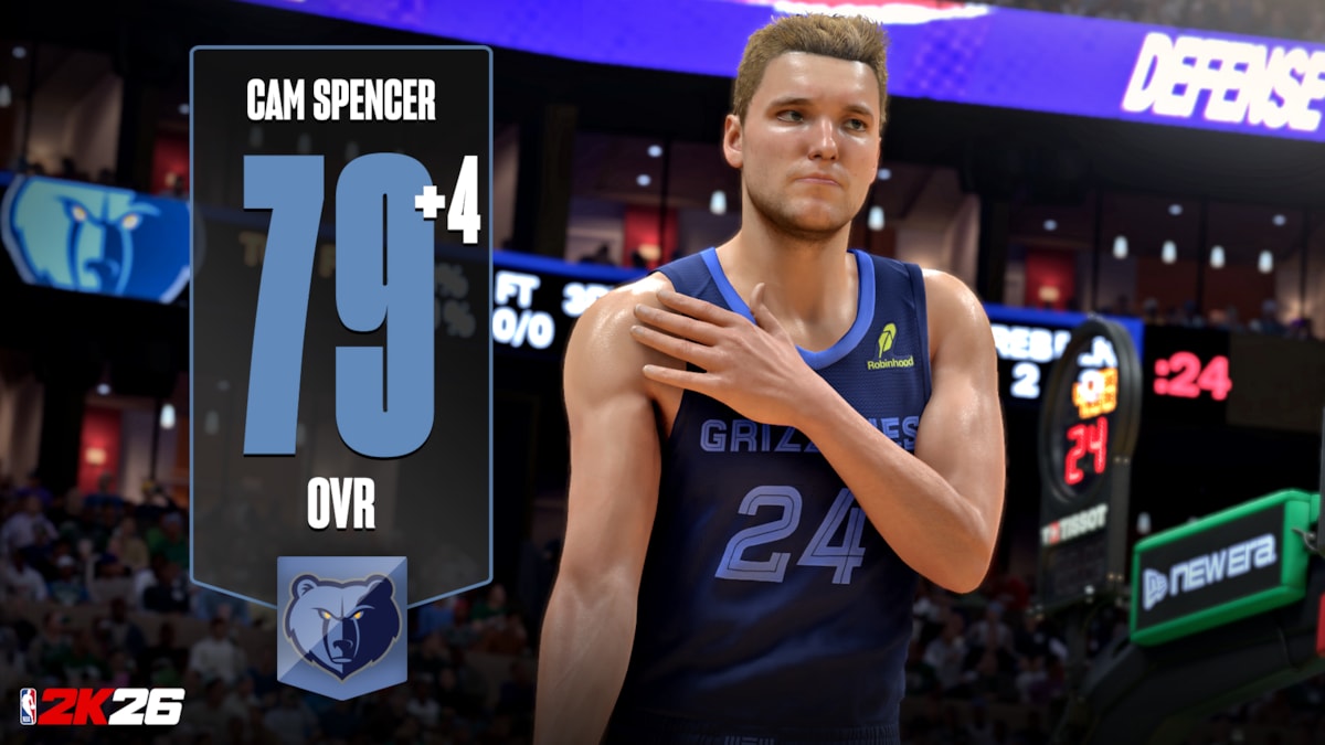 NBA 2K26 Ratings Update 4 - Cam Spencer 1