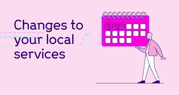 Service change announcement