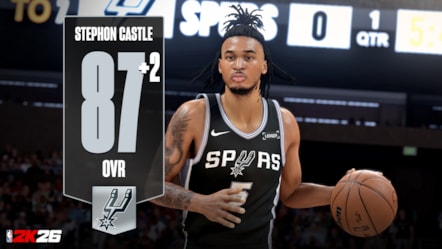 NBA 2K26 Ratings Update 9 - Stephon Castle