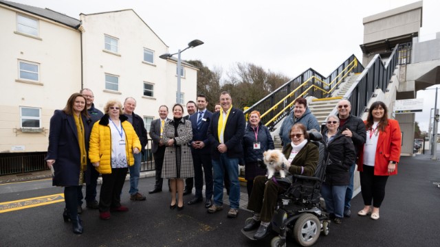 Network Rail celebrates improved accessibility at Dawlish station ahead of holiday season: Dawlish station accessibility 1