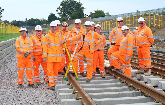 Oxford to Marylebone track now complete: Railway connected. Oxford to Marylebone 2.