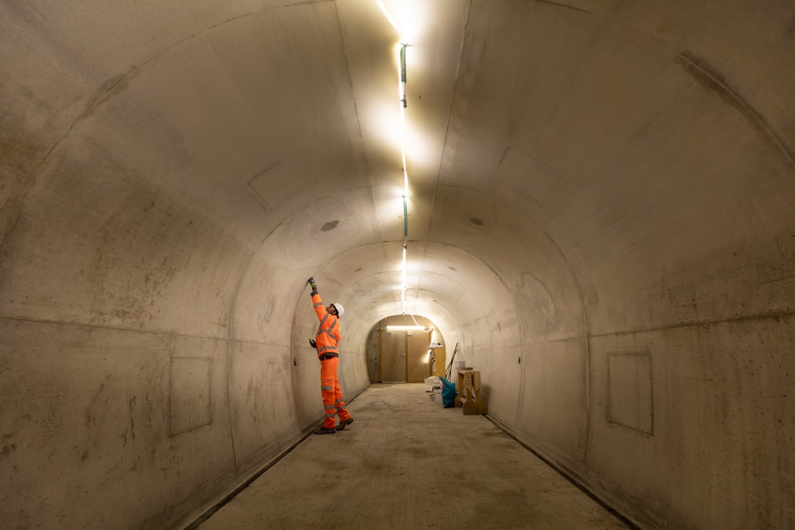 Northolt Tunel cross passage completed