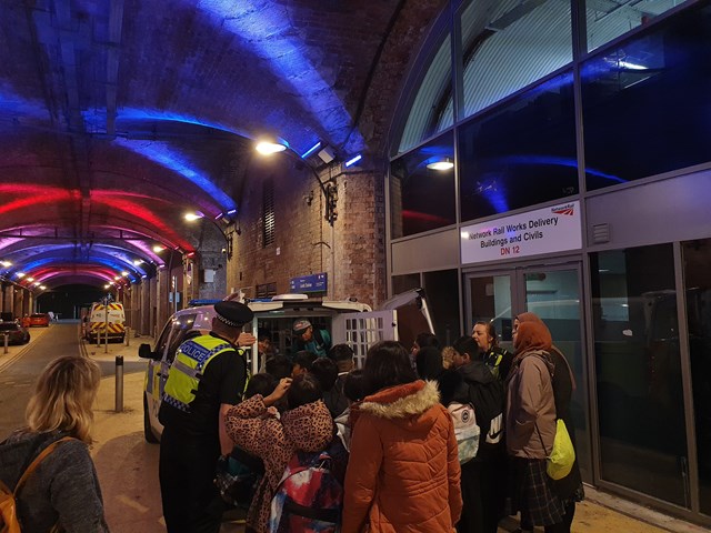 Network Rail and Leeds United deliver railway safety message to 600 West Yorkshire pupils: Leeds Safety week 4