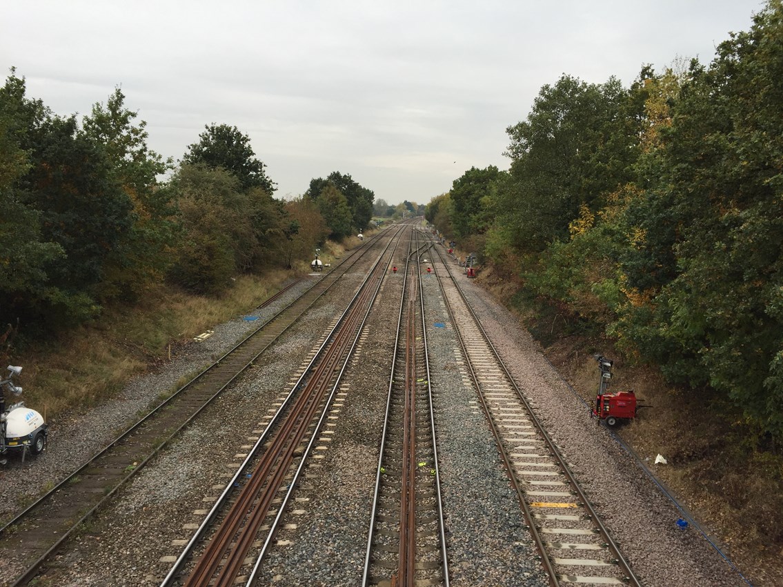 The line at Bromsgrove the day before work started image 3