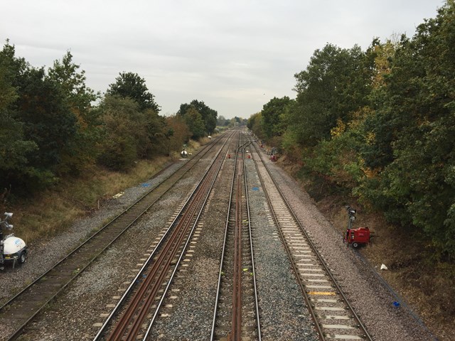 The line at Bromsgrove the day before work started image 3