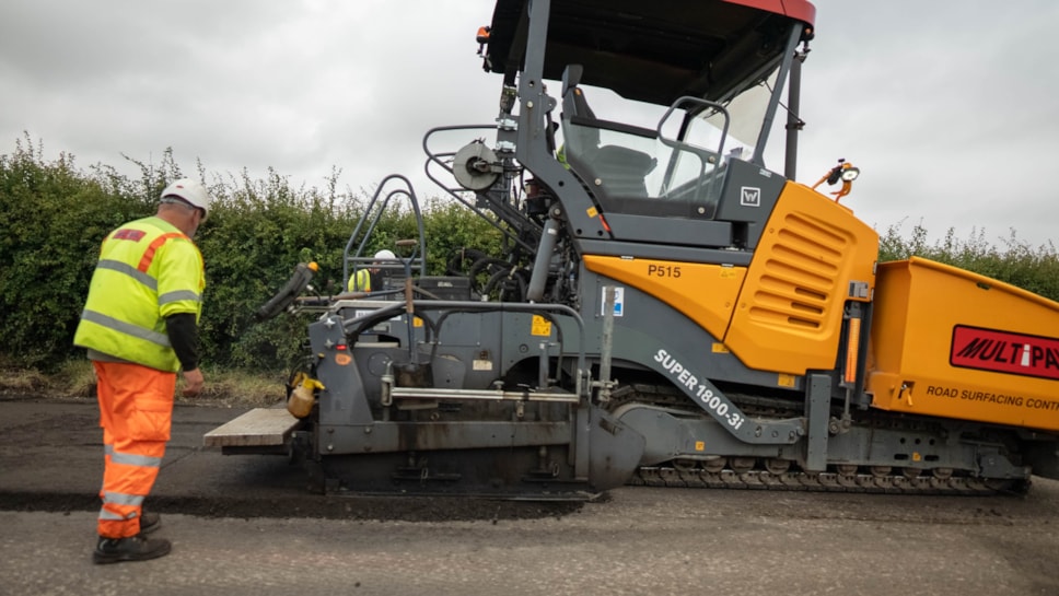 School Road resurfacing 2