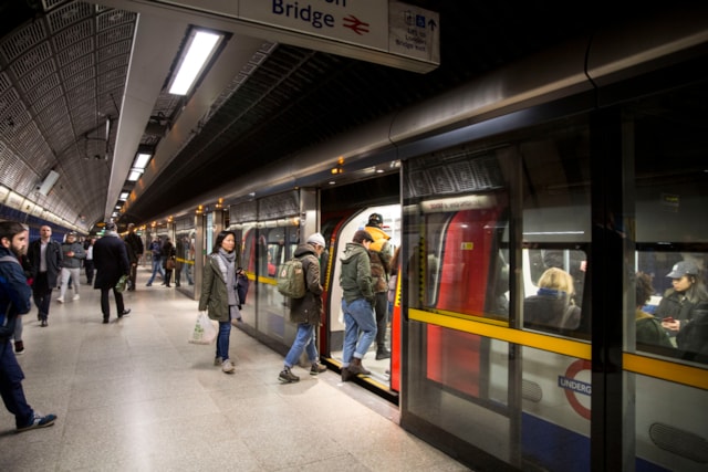 Tfl Image - Train at London Underground platform