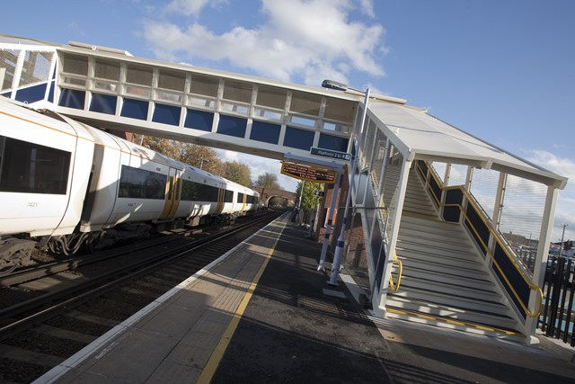 New Footbridge at Staplehurst station