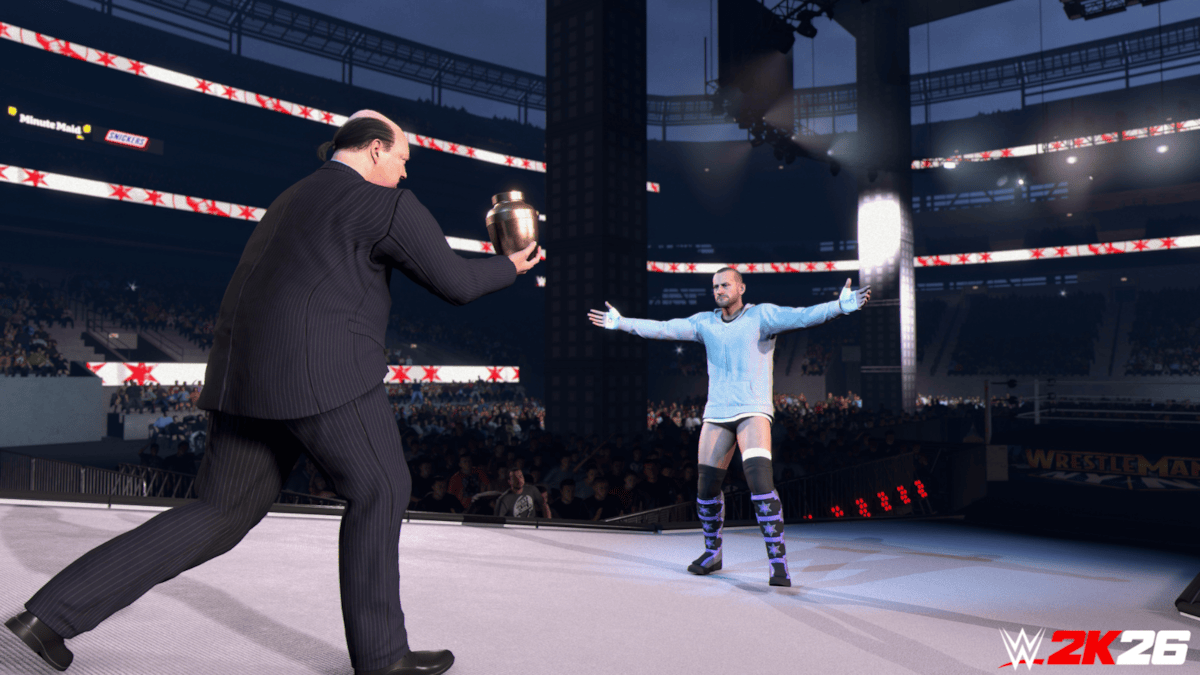 WWE 2K26 Showcase Paul Heyman CM Punk WM29