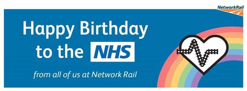 Stations across the country light-up to help celebrate NHS birthday: NHS birthday