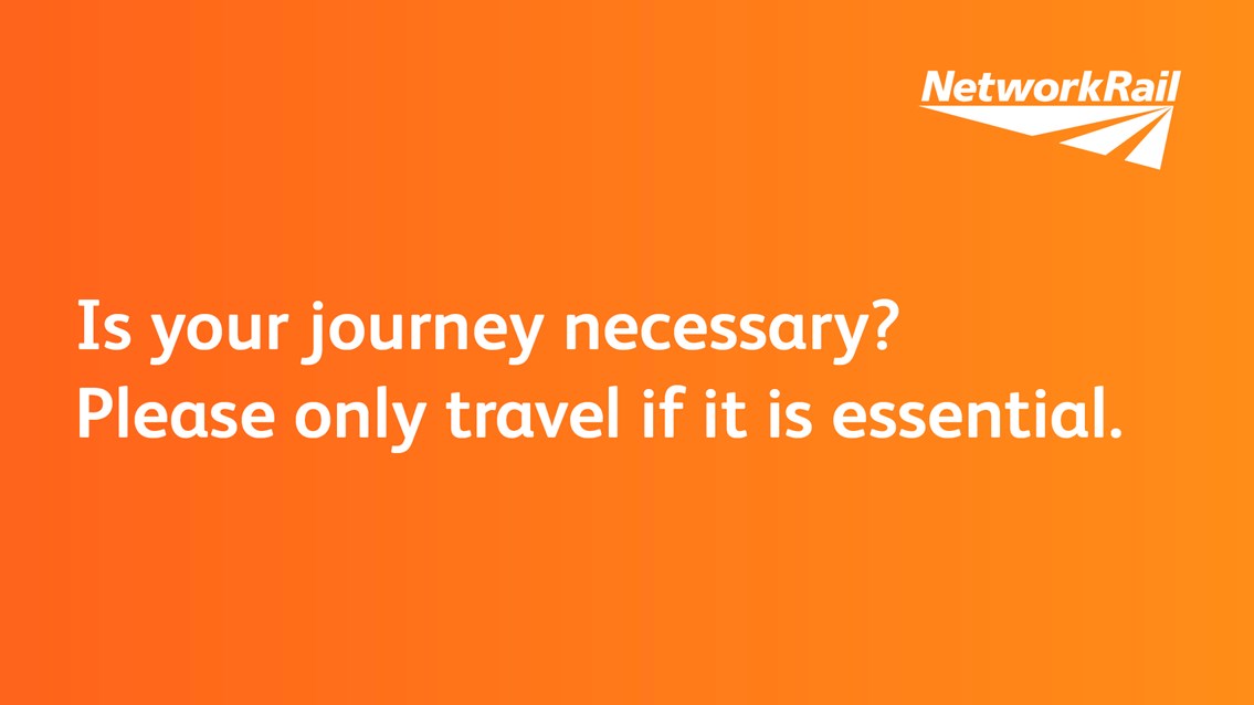Passengers reminded only to make essential journeys this Easter: Is your journey necessary